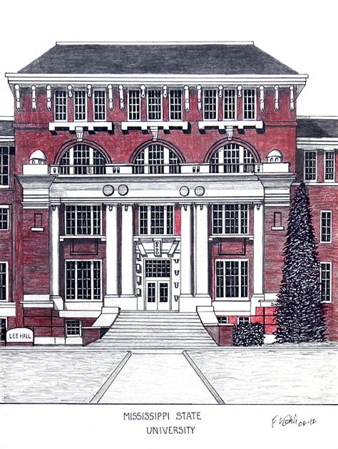 College Campus Drawing at GetDrawings | Free download