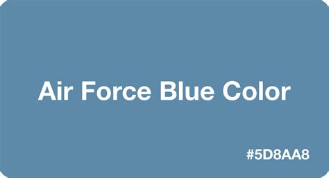 Air Force Blue Color: Best Practices, Color Codes, Palettes & More!