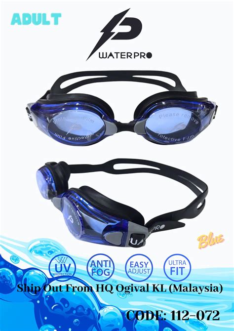 Adult Professional Swimming Goggles With Anti-fog UV Protection [10% ...