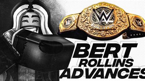 ROBLOX WWE on Twitter: "#BertRollins defeats 3 other Superstars in the World Heavyweight ...