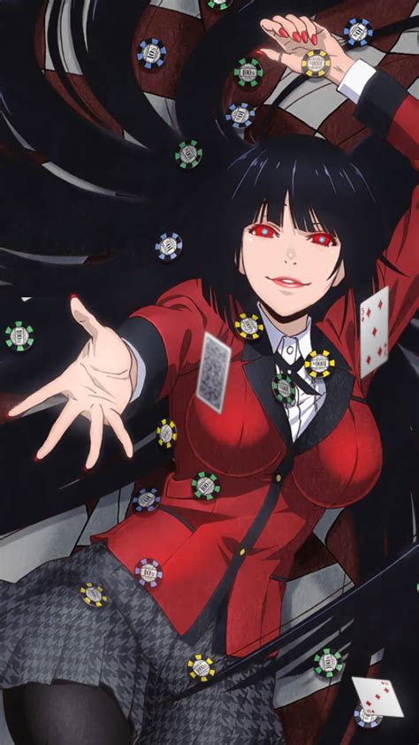 Yumeko Jabami Kakegurui Wallpaper Aesthetic Kakegurui anime girls jabami yumeko portrait one person