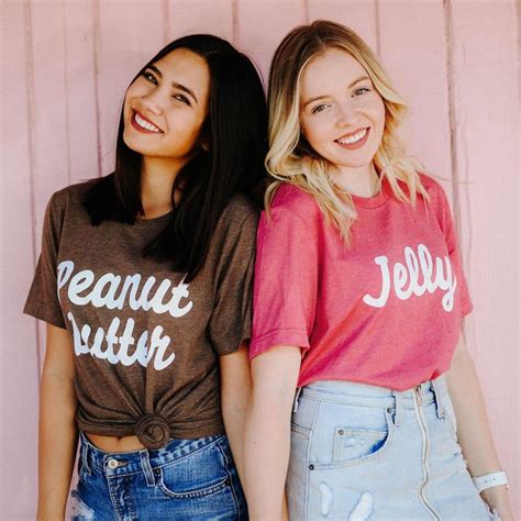 Best Friends Peanut Butter & Jelly Tees / Bff Shirts / Best Friends ...