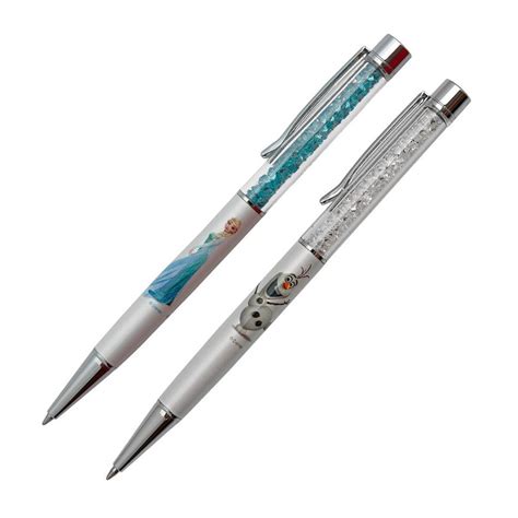 Swarovski 5249908 Women's Crystalline Frozen Set of 2 Ballpoint Pens - Elsa/Olaf - Walmart.com