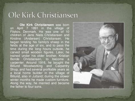 Ole kirk christiansen