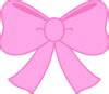 Cute Pink Bow Clipart | Free Images at Clker.com - vector clip art online, royalty free & public ...