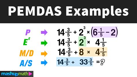 PEMDAS Examples with Answers: Evaluating Expressions - YouTube