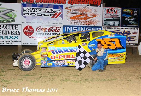 COWPATTY NATION: BIG DIAMOND SPEEDWAY RESULTS (Bruce Thomas photos)