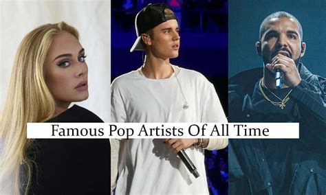 20 Famous Pop Artists Of All Time