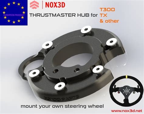 T300 T300rs Tx Tmx Pro Custom Wheel Adapter for Thrustmaster Simracing With Stainless Steel ...