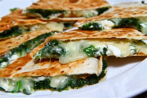 Spinach and Feta Quesadillas Think Food, I Love Food, Food For Thought ...