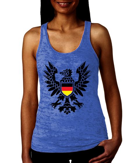 German Black Eagle - Coat of Arms Deutschland Oktoberfest Futbol Racerback | eBay