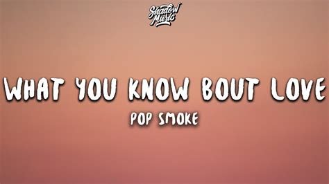 Pop Smoke - What You Know Bout Love (Lyrics) Chords - Chordify