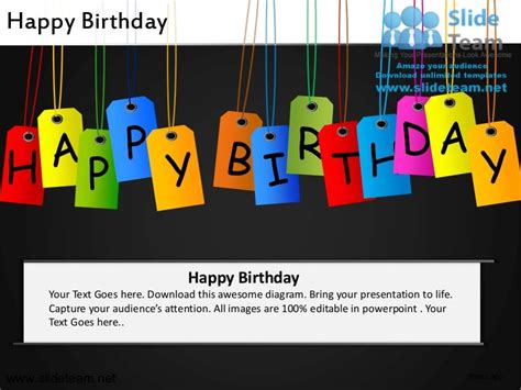 Happy birthday powerpoint ppt templates.