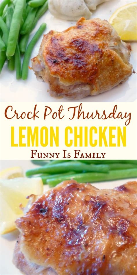 Crock Pot Lemon Chicken