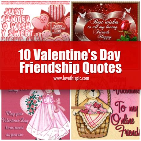 10 Valentine's Day Friendship Quotes