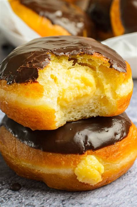 Boston Cream Donuts - Easy Dessert Recipes