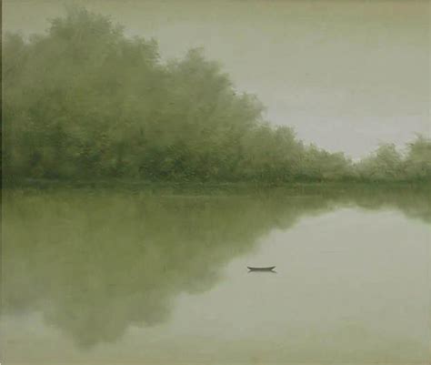 Green Landscape with Boat 2 original oil painting on canvas Painting by Viet Dung - Fine Art America