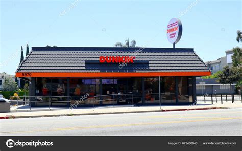 Los Angeles California July 2023 Dunkin' Donuts American Multinational ...