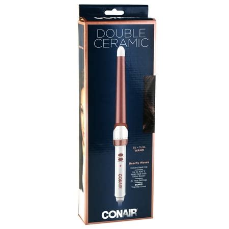 Conair Double Ceramic 1 1/4 inch to 3/4 inch Curling Wand - Walmart.com