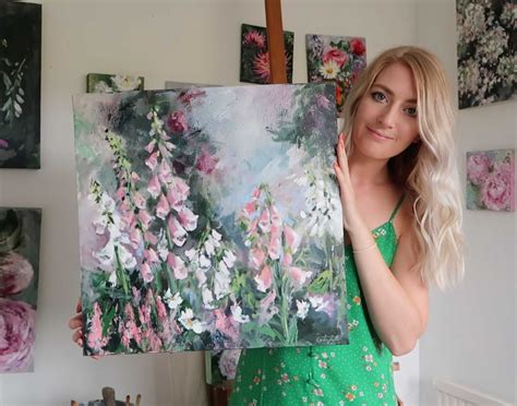 Dream A Wild Garden — Katie Jobling | Flower painting canvas, Acrylic painting inspiration ...