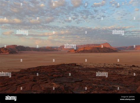 Desert landscape in Jordan Stock Photo - Alamy