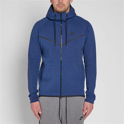 Nike Tech Fleece Windrunner Obsidian Heather & Black | END. (US)