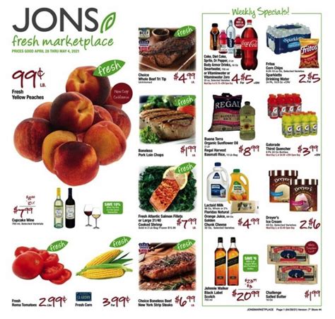 Jons Weekly Ad Apr 28 – May 04, 2021