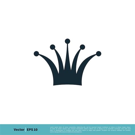 Premium Vector | Crown icon vector logo template illustration design ...