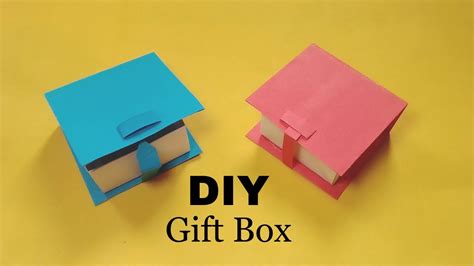 How To Make Paper Gift Box | DIY Gift Box Ideas | Easy Paper Craft | Gift Box Tutorial - YouTube