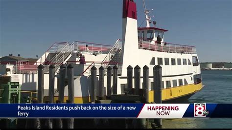 Peaks Island residents push back on size of new ferry