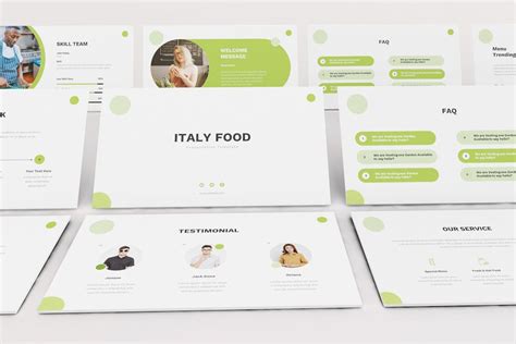 Food Google Slides Presentation Template by Formatika on Envato Elements