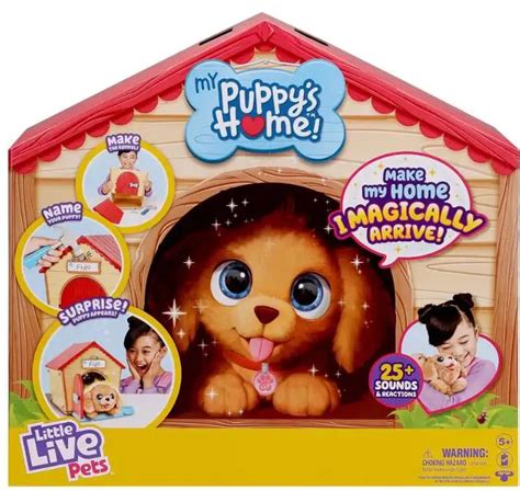 Little Live Pets My Puppys Home RANDOM Puppy Interactive Mystery Plush ...