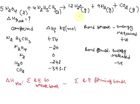 SOLVED: The space shuttle orbiter utilizes the oxidation of methyl ...