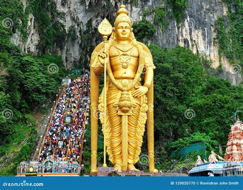 Lord Murugan Statue @ Thaipusam Editorial Image - Image of festival ...