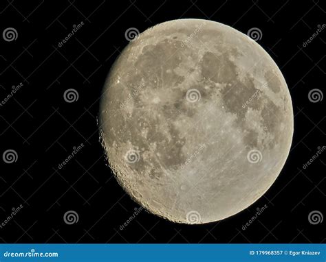 Full Moon Close Up stock image. Image of impact, night - 179968357