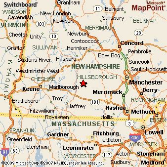 Greenfield, New Hampshire Area Map & More