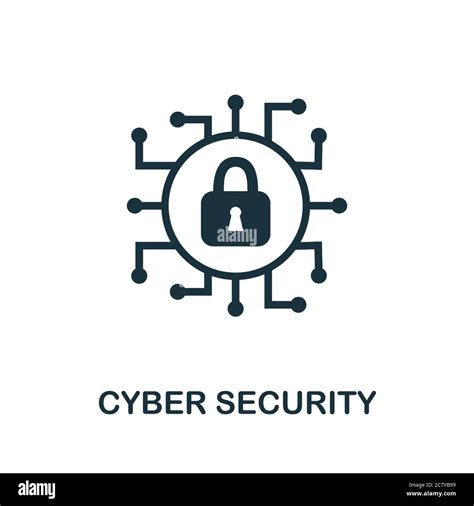 Cyber Security icon. Simple element from internet security collection. Creative Cyber Security ...