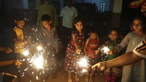 Despite ban, Firecrackers Burst In Many Parts Of Delhi On Diwali