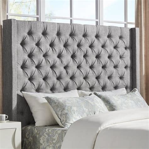 Shop Naples Wingback Button Tufted Tall Headboards by iNSPIRE Q Artisan - On Sale - Overstock ...