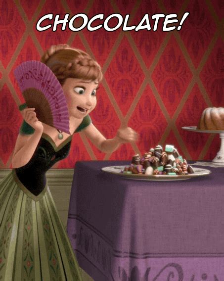 Anna Eating Chocolate - Frozen Photo (37256369) - Fanpop