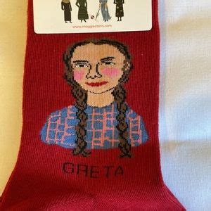 Maggie Stern Stitches | Accessories | Greta Thunberg Socks | Poshmark