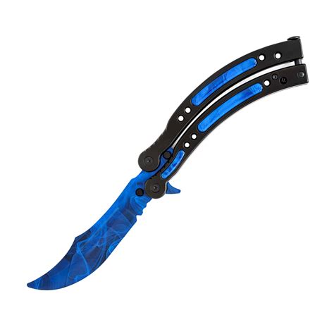 Butterfly Blue Doppler | Ægte CS2 specialfremstillet IRL af LootKnife