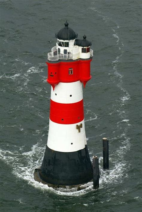 Roter Sand Lighthouse Turned Hotel in Bremerhaven, Germany | Lighthouse ...