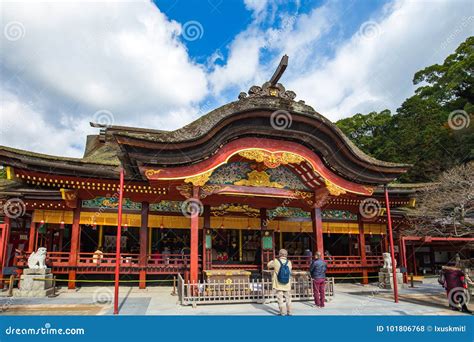 Main Hall of Dazaifu Tenmangu Shrine in Dazaifu, Fukuoka, Japan Editorial Stock Photo - Image of ...