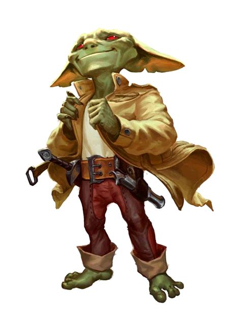 Male Goblin Rogue - Zig - Pathfinder 2E PFRPG DND D&D 3.5 5E d20 fantasy | Fantasy character ...