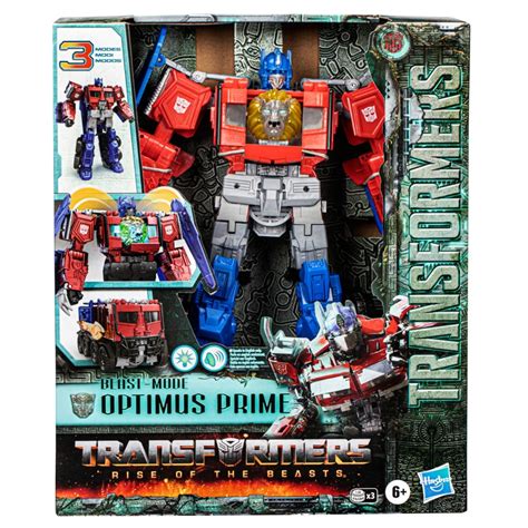 Transformers: Rise Of The Beasts Beast-Mode Optimus Prime New Stock Images & Product Description ...