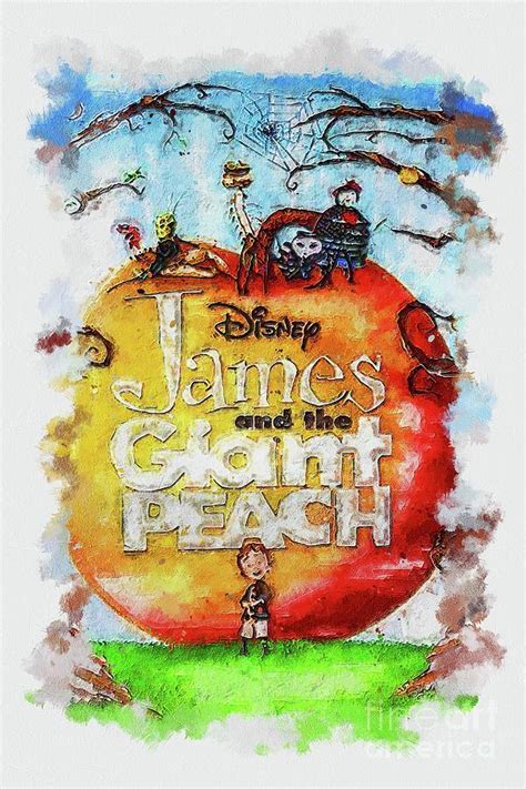 James And The Giant Peach Painting by Emelia Marquardt - Fine Art America