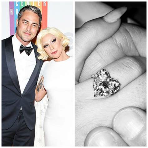 Lady Gaga got engaged to Taylor Kinney on Valentine's Day 2015 with ...