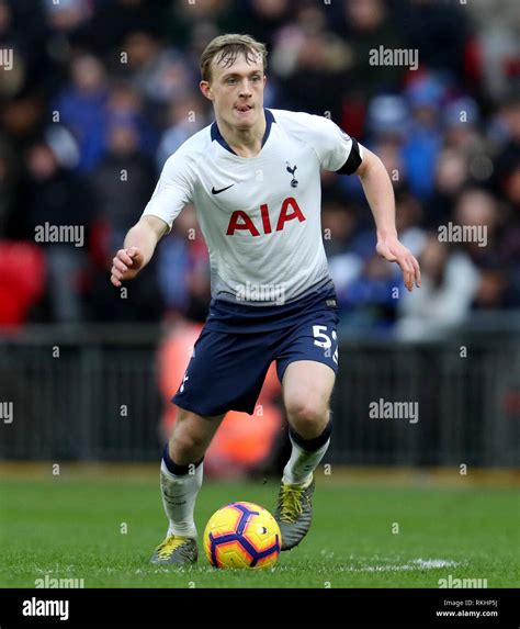 Tottenham Hotspur's Oliver Skipp in action during the Premier League match at Wembley Stadium ...