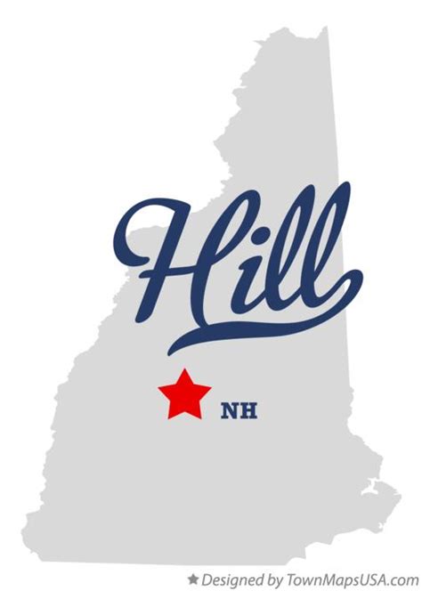 Map of Hill, NH, New Hampshire